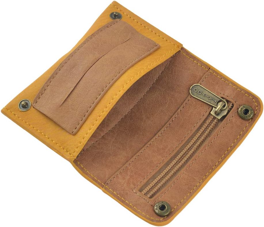 NeraNena Case Pouch 4.4" Pocket Size 100% PU (Camel)