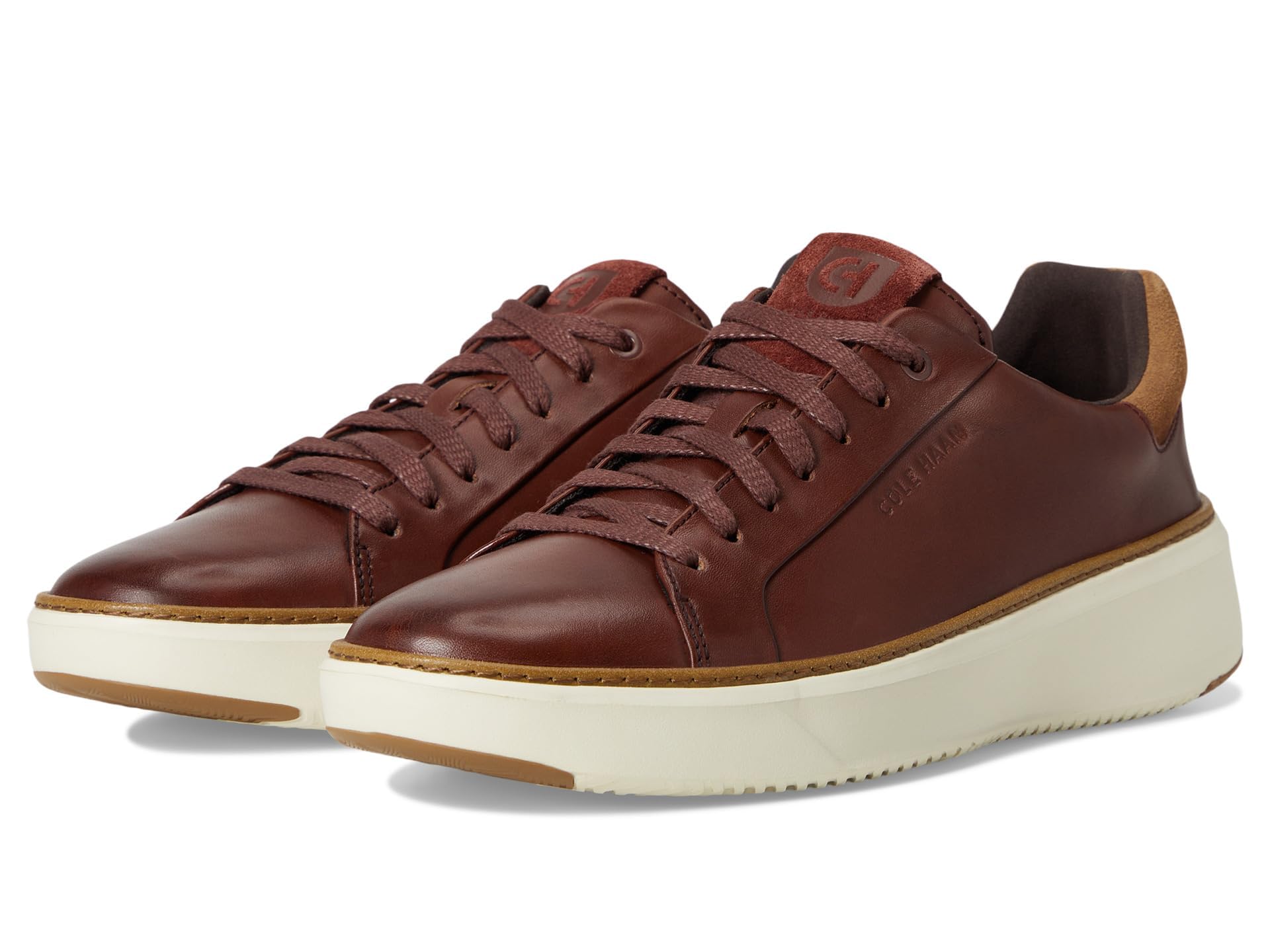 Cole Haan, Men, Grandpro Topspin Sneaker, Dark Brick/New Caramel/Ivory, 13, Medium Image