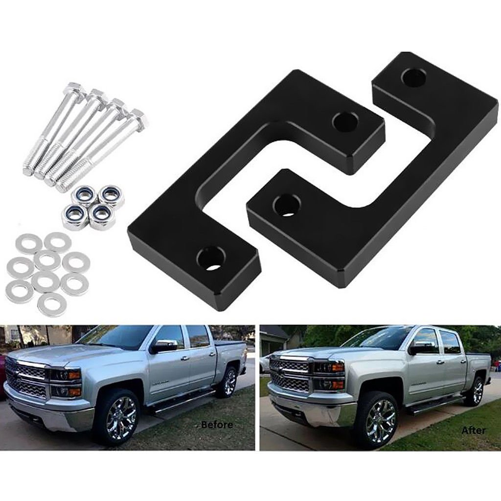 Aluminum Front 1/" Leveling Kit for 2007-2017 Chevy Silverado GMC Sierra 1500