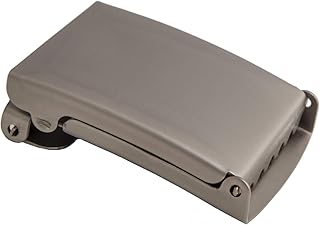 shenky hochwertige Schnalle für Stoffgürtel und Militärgürtel mit 4cm Breite (Matt)