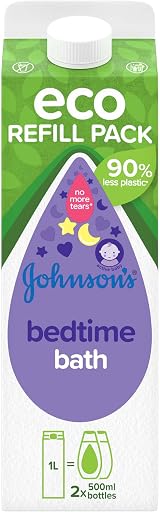 Johnson's Baby Bedtime Bath Eco Refill Pack 1 L NO MORE TEARS view 1
