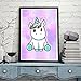 5D Full Drill Diamond Painting Kit, DIY Diamond Rhinestone Painting Kits for Adults and Children Embroidery Arts Craft Home Decor 11.8 11.8 inch (Unicornw)