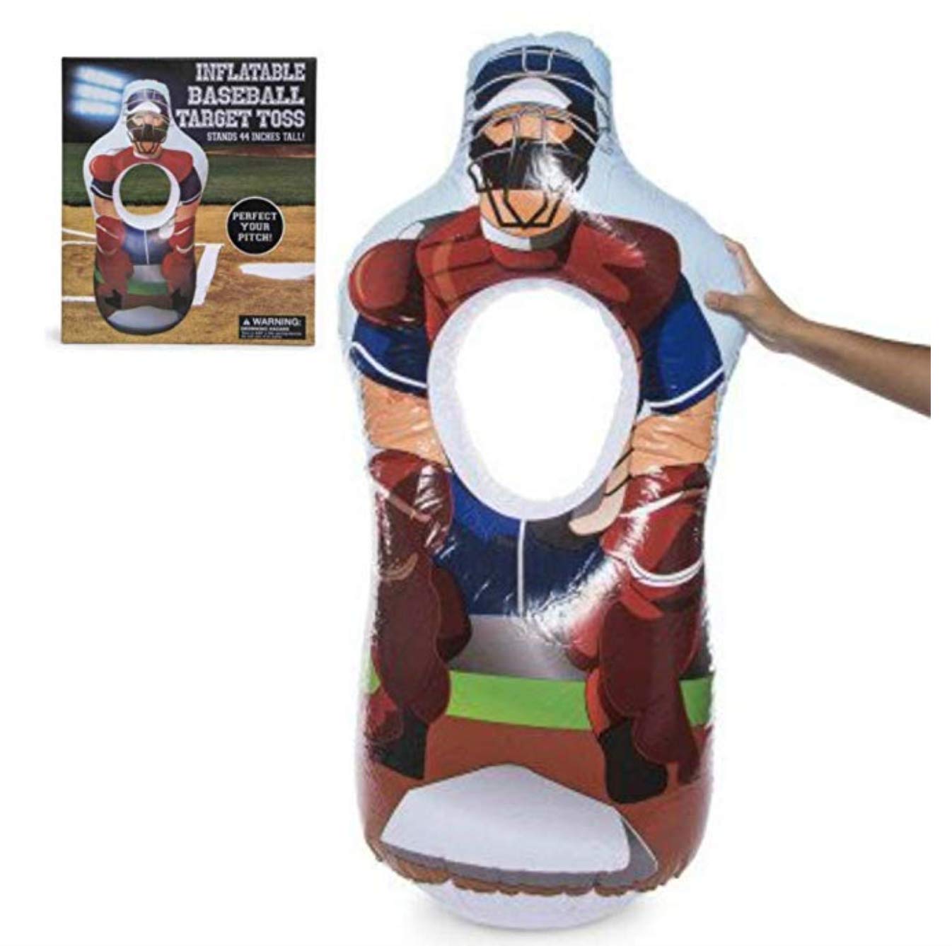 Inflatable Baseball Pitch Trainer 44in Tall Blow Up Umpire Pitch