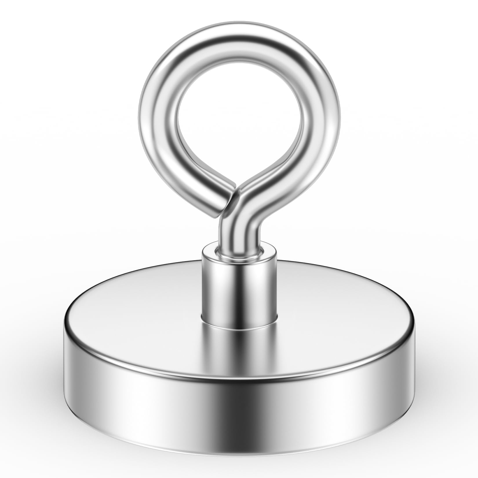 Photo 1 of WUDIME Strong Neodymium Fishing Magnets, 500 lbs (227 KG) Pulling Power, Rare Earth Magnets, 2.36-inch (60mm) Diameter, Ideal for River Recovery and Magnetic Fishing Excursions