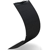 XINPUGUANG Flexible Solar Panel 100W 12V Bendable Charger for RV Boat | High efficiency Monocrystalline cell, Fiberglass Lightweight Bendable ,perfect for RV Boat Cabin Van Car Uneven Surfaces