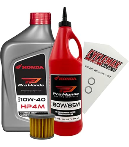 Amazon.com: Cyclemax Semi Synthetic Oil Change Kit compatible with