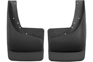 Husky Liners - Rear Mud Guards | 1999-2007 Chevrolet Silverado/GMC Sierra 1500, 2500/3500 w/OEM Fender Flares, Rear Set - Black, 2 Pc. | 57211