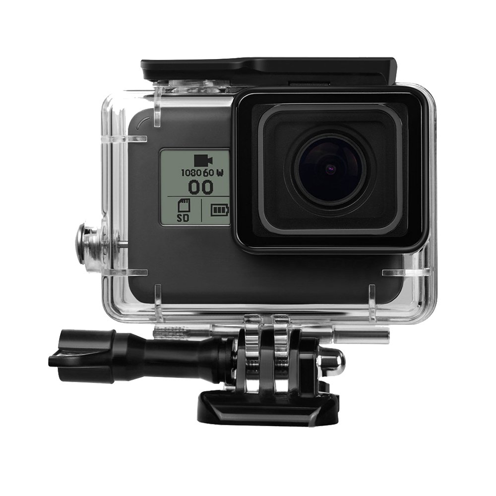 for GoPro Hero 7 Black Waterproof Housing Case - 45m Underwater Diving Shell with Bracket for GoPro Hero 6/5 & 7 Black Sports Action Camera