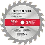 PORTER-CABLE 4-1/2-Inch Circular Saw Blade, 24-Tooth (PC412TCT)