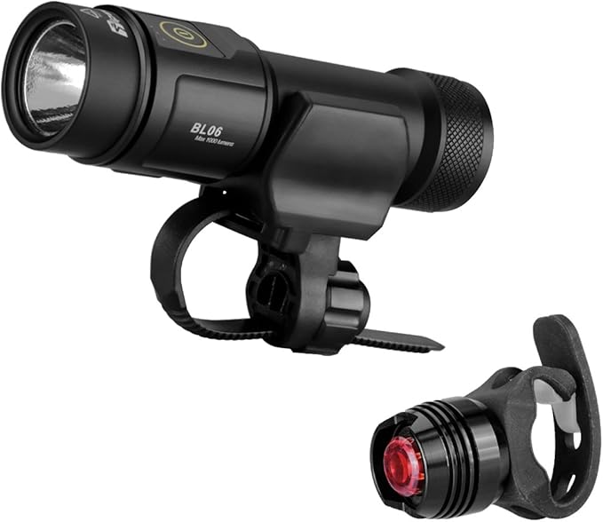 Lampe Avant Vélo Type-C Rechargeable – Étanche IPX6, Phare Aluminium Vélo