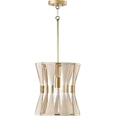 Capital Lighting 341111NP Bianca Modern Luxe Hand-Wrapped Bleached Natural Rope Drum Pendant Light Fixture, 1-Light 100 Watt,