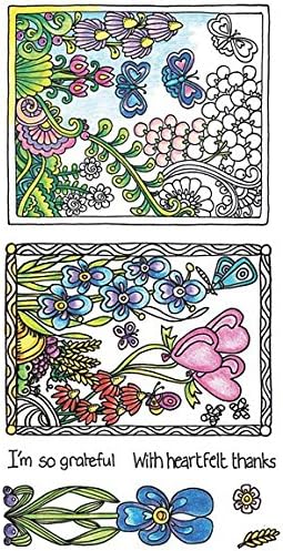 Hampton Arts Color Me Clear Stamps ~ Butterflies