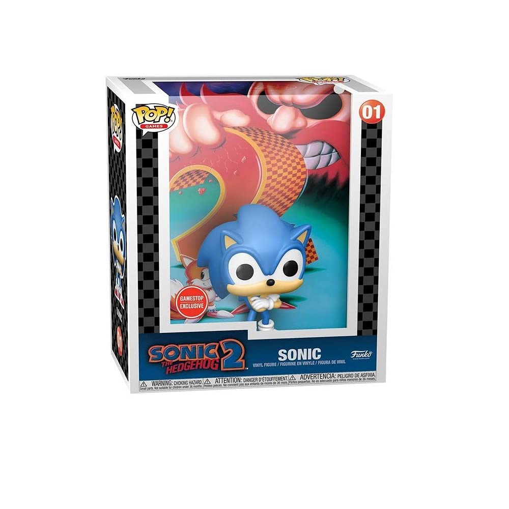 Funko POP Game Cover: Sonic The Hedgehog 2 Exclusive Figure Packed in Hard case