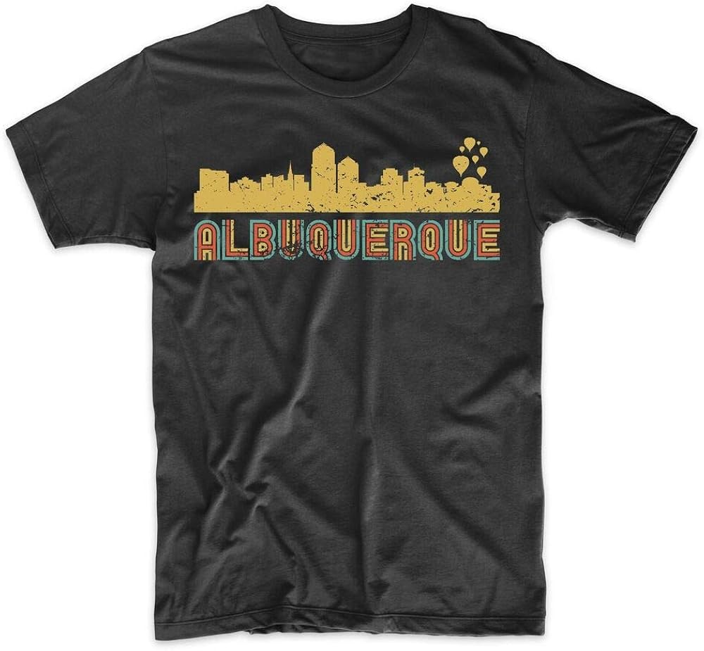 Albuquerque Shirt Retro Vintage Style Albuquerque New Mexico Skyline