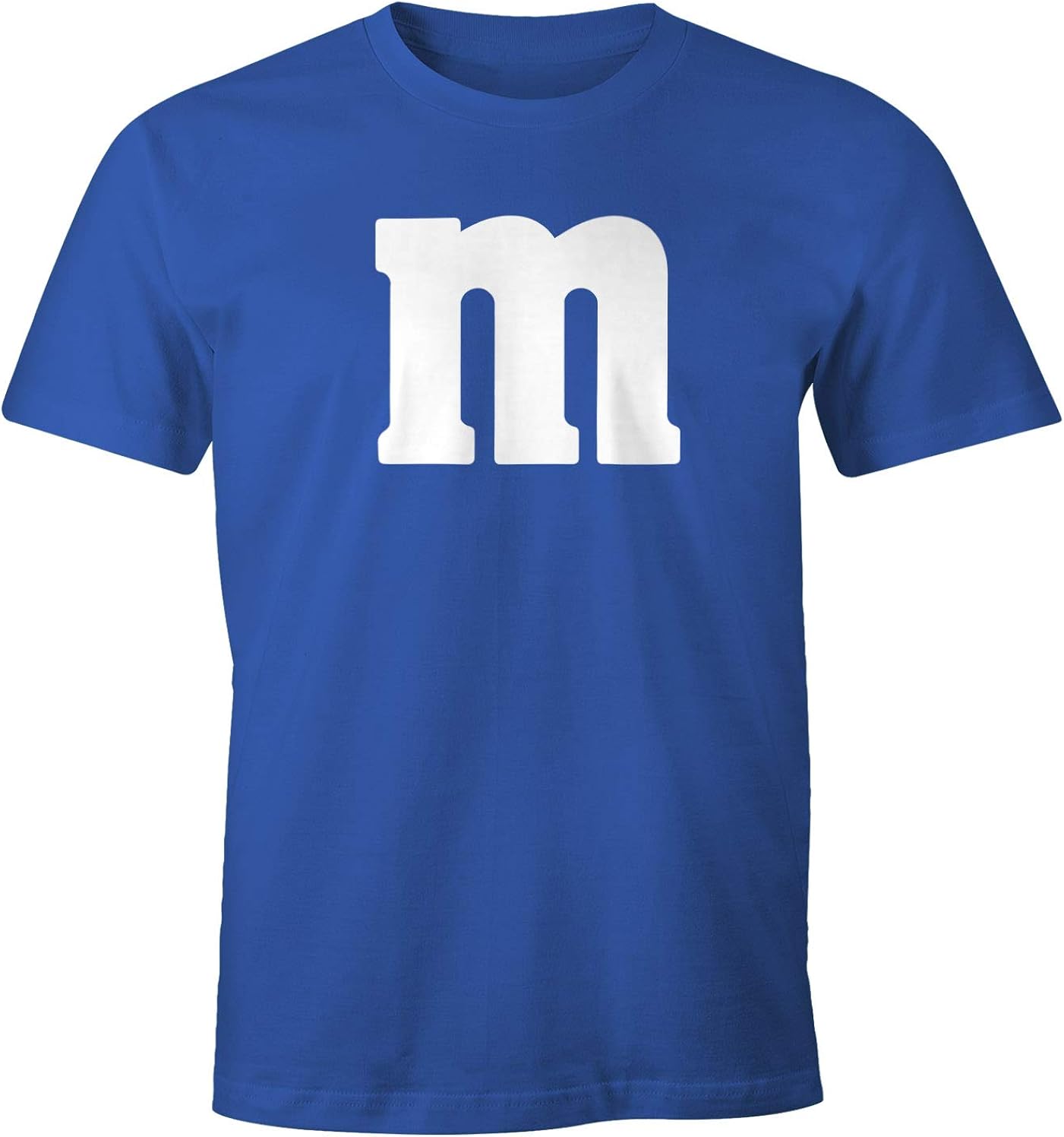 MoonWorks® Men's T-Shirt Group Costume M Print Costume Carnival Fancy Dress Men's Fun Shirt - Blue - XX-Large