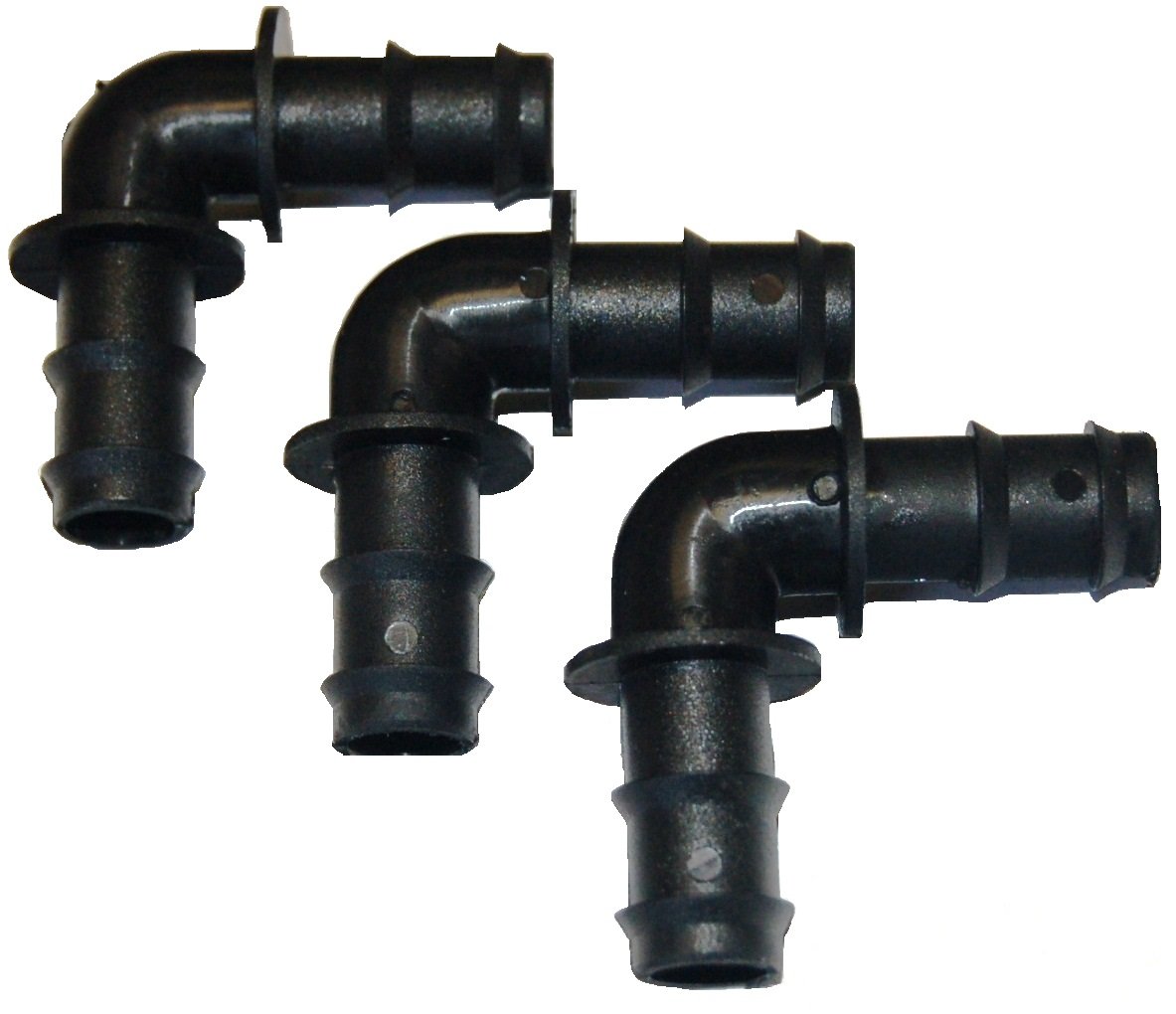 Agralan AS33 Soaker Hose Elbow Connectors (Pack of 3)
