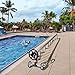 Easyzon Pool Solar Cover Reel Inground Swimming Pools- Up to 21' feet Wide Stainless Steel Blanket Cover Reel