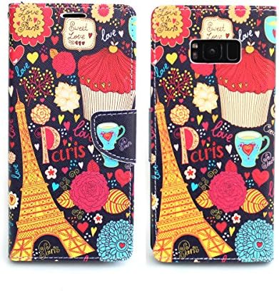 Arbuda Fancy Printed Designer Leather Flip Wallet Back Cover Case for Samsung Galaxy S8 Plus