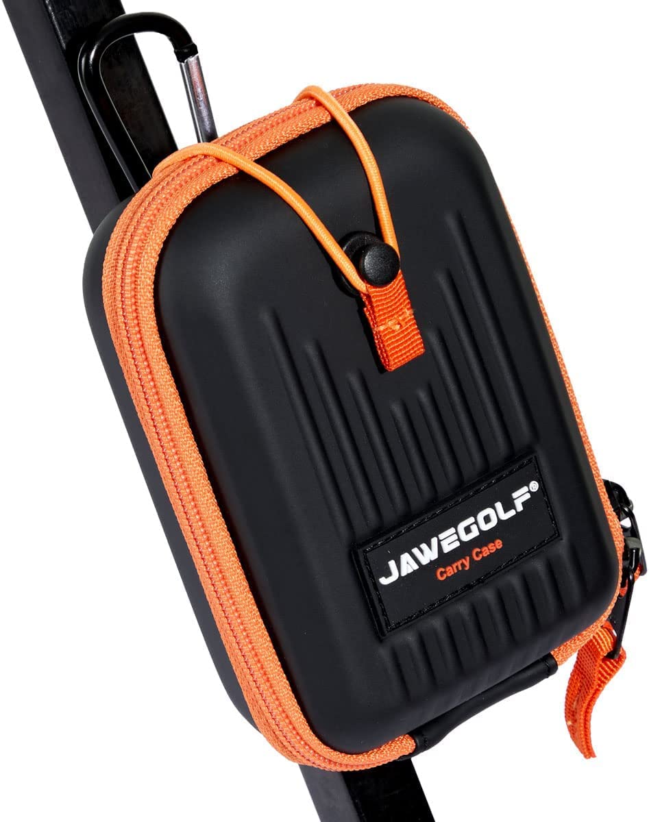 JAWEGOLF Golf Rangefinder Hard Shell Carry Case Box EVA Bag Compatible with Bushnell TourX V2 V3 V4 V5 Pro X2 Pro XE and Garmin Z80 Z82 (Black-Magnetic, Large)