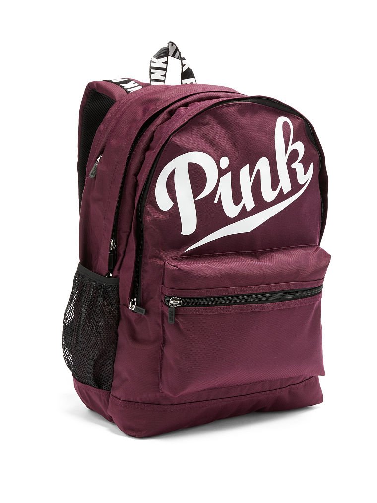 burgundy pink backpack