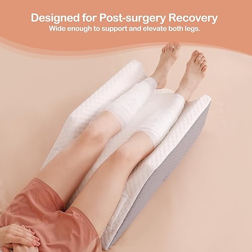 Forias Double Leg Elevation Pillows for After Surgery, Injuries or