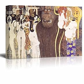 Beethoven Frieze The Hostile Forces by Gustav Klimt...