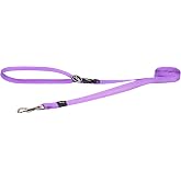 Reflective Dog Leash for Medium Dogs, 5/8" wide, 6' long, Purple
