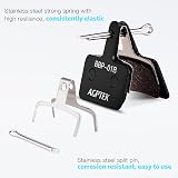 AGPTEK Bike Brake Pads 4 Pairs Disc Compatible with Shimano M515 M525 C501 view 5