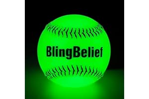 Super Bright Glow in The Dark Baseball, Light Up Luminous Sports Ball, Official Size and Weight, Outdoor Activity Volleyball