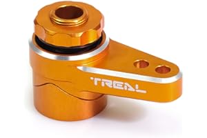 Treal Aluminum 7075 Servo Saver Set 25T for LMT Monster (Orange)