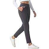 HOTSUIT Fleece Lined Winter Work Pants Thermal Travel Pants High Waisted Golf Hiking Pockets