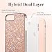 iPhone 8 Case, iPhone 7 Case, ESR Glitter Bling Hard Cover with Dual Layer Structure [Hard PC Back Outer + Soft TPU Inner] for Apple 4.7