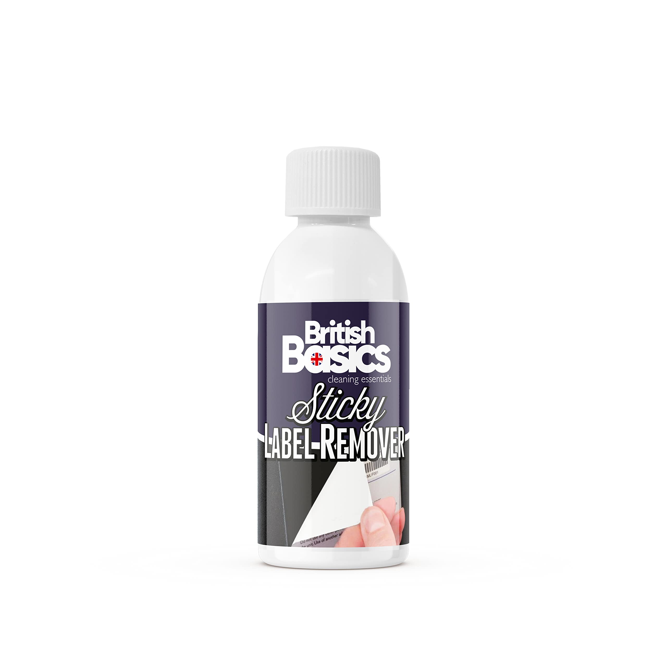 BritishBasics Sticky Stuff Label Sticker Remover Liquid 250ml, Clear