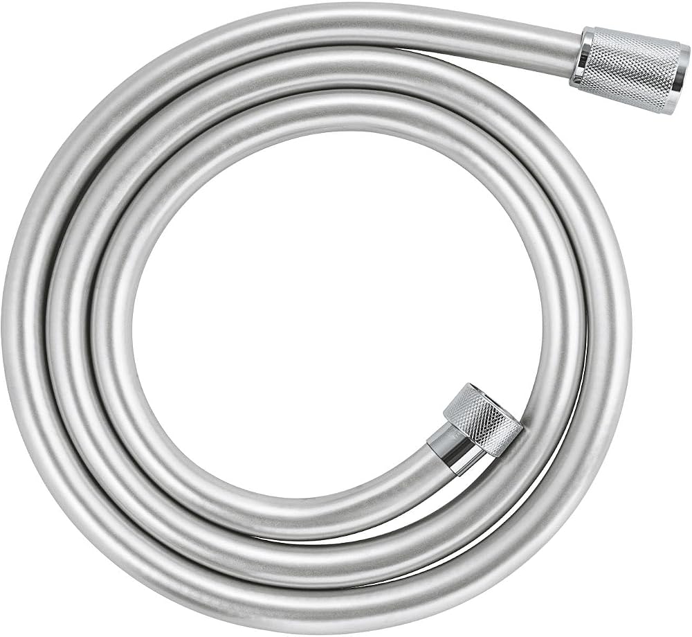 GROHE VitalioFlex TwistStop Smooth Shower Hose 1.5m G 1/2" Chrome