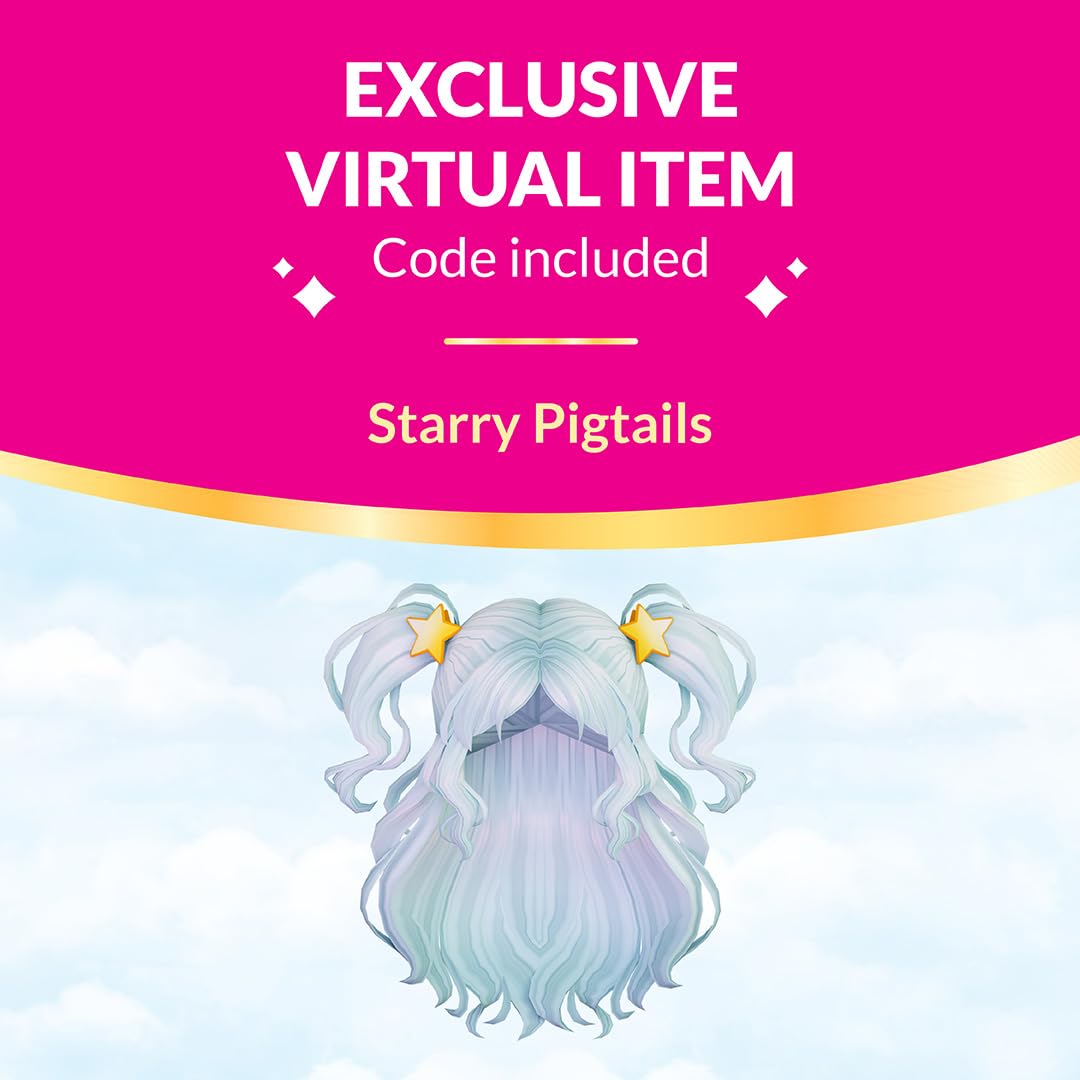 3” School Spirit Fashion Pack: Art - Light Series 1-1 Figure with 15 Accessories - Wings Become Rings - Virtual Item Code Included - Ages 5+