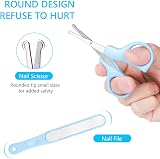 Vicloon 5-in-1 Baby Nail Care Set Clippers Scissors Tweezers Earpick Nail File view 4
