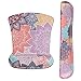 Cheliz Keyboard Wrist Rest Pad and Mouse Wrist Rest Support Mouse Pad - Durable & Comfortable & Lightweight for Easy Typing & Pain Relief-Ergonomic Support(Colorful Flower)