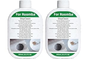 2 PCS Floor Cleaning Robot Cleaner Solution, 300 Milliliters With Fresh Fragrance, Low Foam Formula, Deep Cleaning, Compatibl