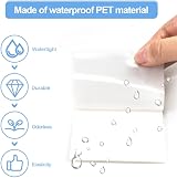 Hanyousheng 500 Sheets Transparent Sticky Notes 4 Sizes See Through Self-Stick view 5
