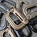 u-hoMEyy 1 Pcs New EDC Keychain Carabiner Tactical Backpack Shackle Snap D-Ring Clip