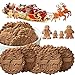 Wood Rolling Pins for Baking Embossed Professional Dough Roller for Cookies with Patterns(16.9