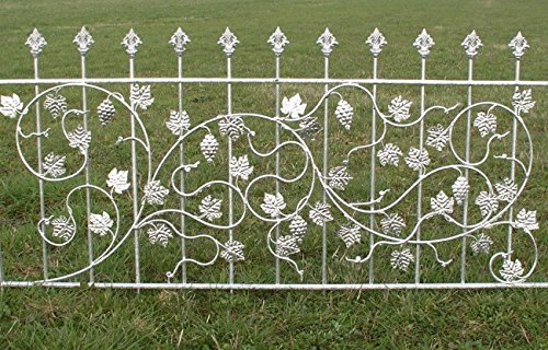 Gabella Eisenzaun Metallzaun Schmiedeeisen Zaun Bachus-Z100/200 verzinkt – Bild 6