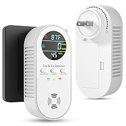 5-in-1 Carbon Monoxide Detectors, Natural Gas Leak