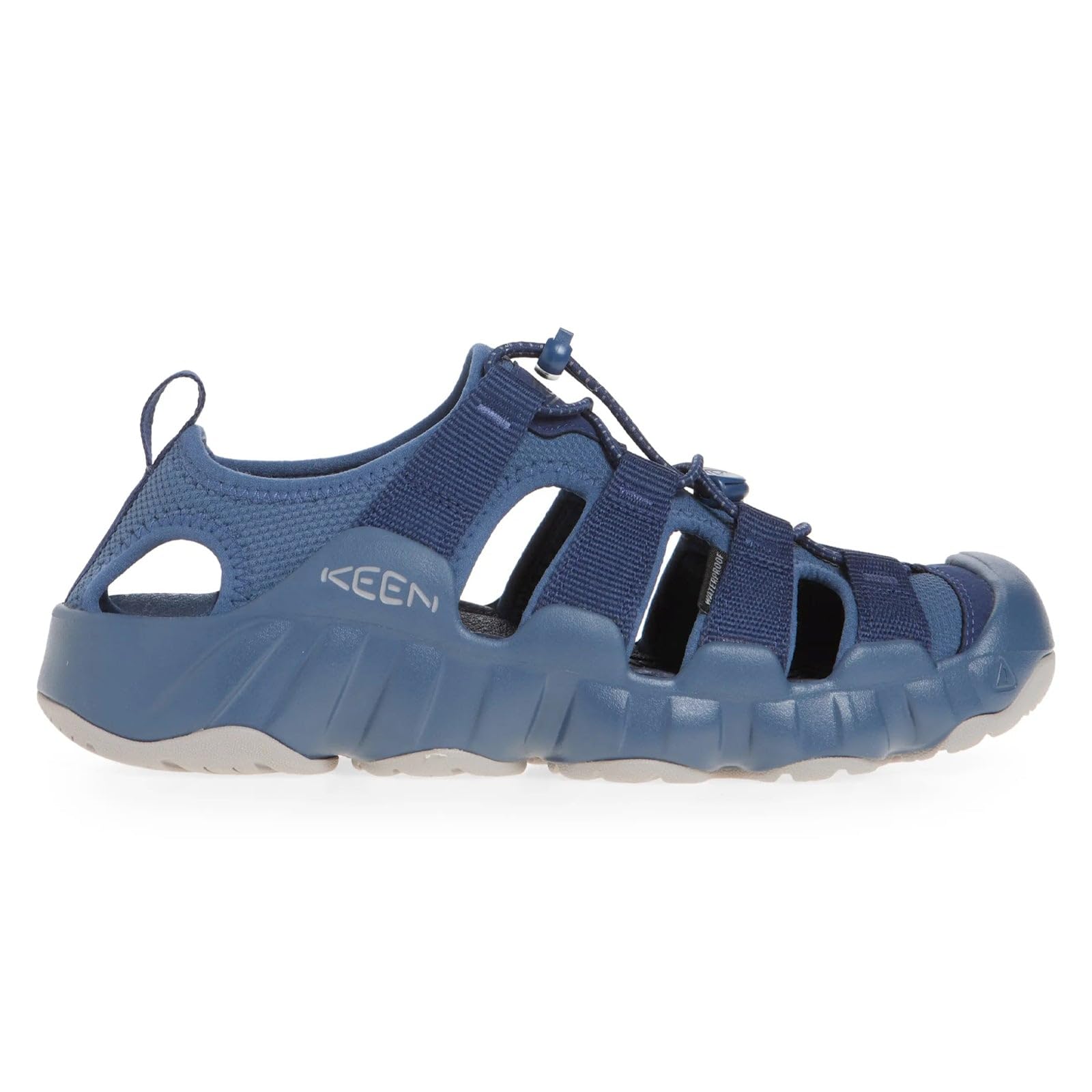 KEEN Men's Hyperport H2 Breathable Easy On Comfortable Hiking and Water Sandals, Vintage Indigo/Naval Academy, 11.5 Image