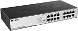 D-Link DGS-1016D 16-Port Gigabit Ethernet Switch Metal Fanless Plug Play UK view 5