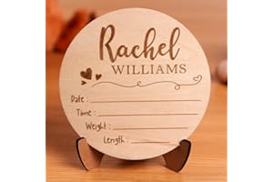 Party to Be Personalized Birth Announcement Sign for Hospital, Laser Engraved Wooden Baby Name Announcement Sign, Newborn Ann