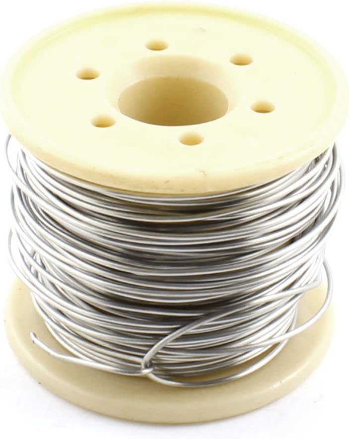 sourcing map 7.5M 1mm AWG18 Resistance Resistor Wire for Heater, Silver Tone, 0.04" x 25ft(D*L) - Image 4