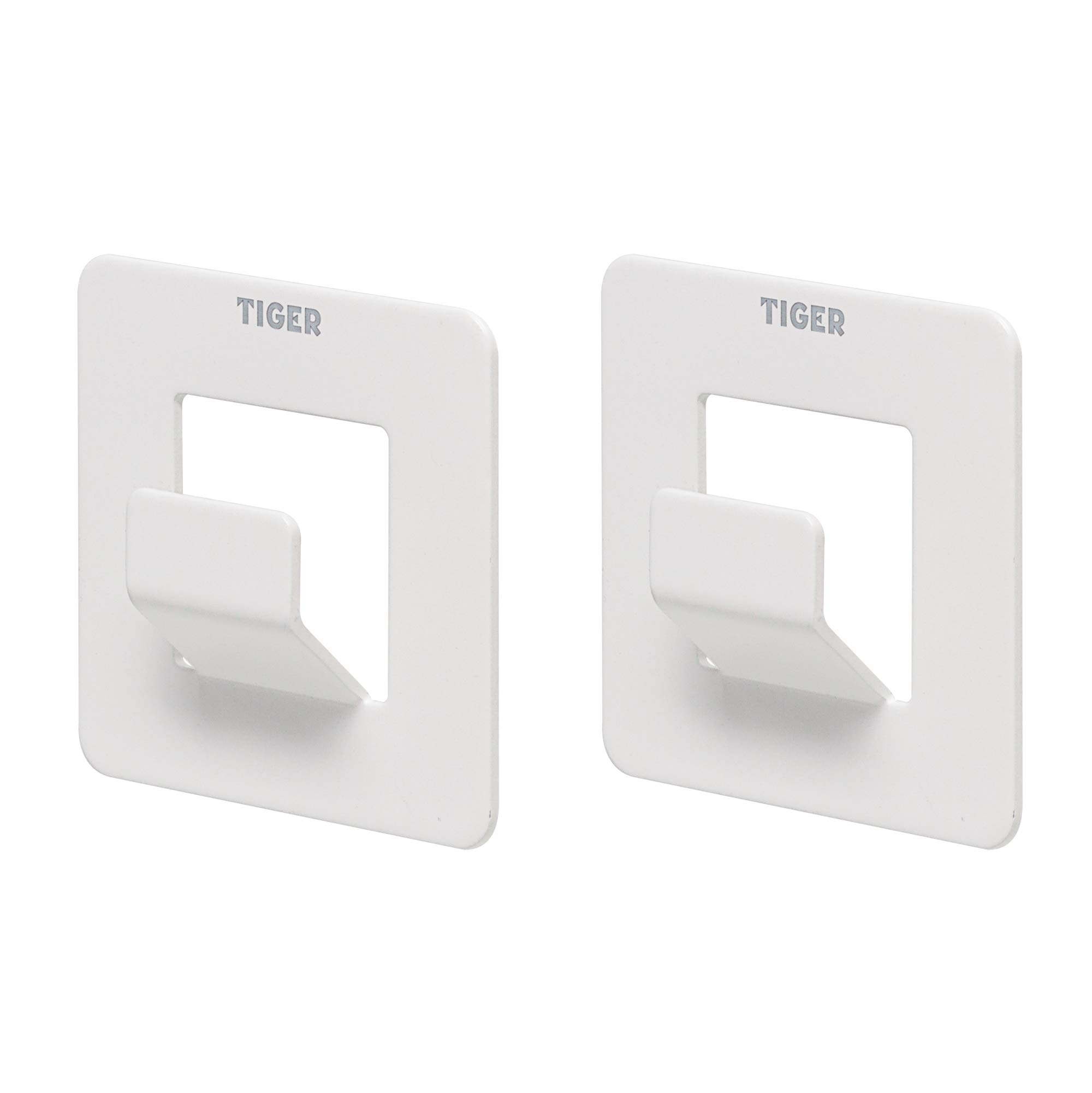 Tiger Open, Towel hook White (set of 2), 13x50x50mm