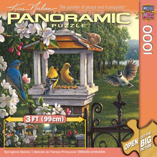 MasterPieces Kim Norlien Springtime Melody Panoramic 1000 Piece Jigsaw Puzzle