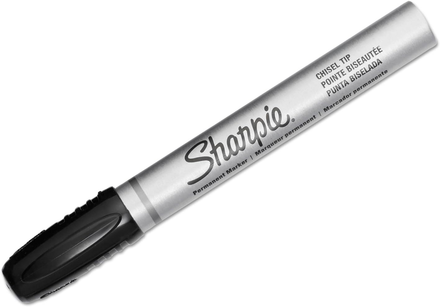 Sharpie Permanent Marker, Sharpie, Pro Chisel Tip, NonToxic, Black